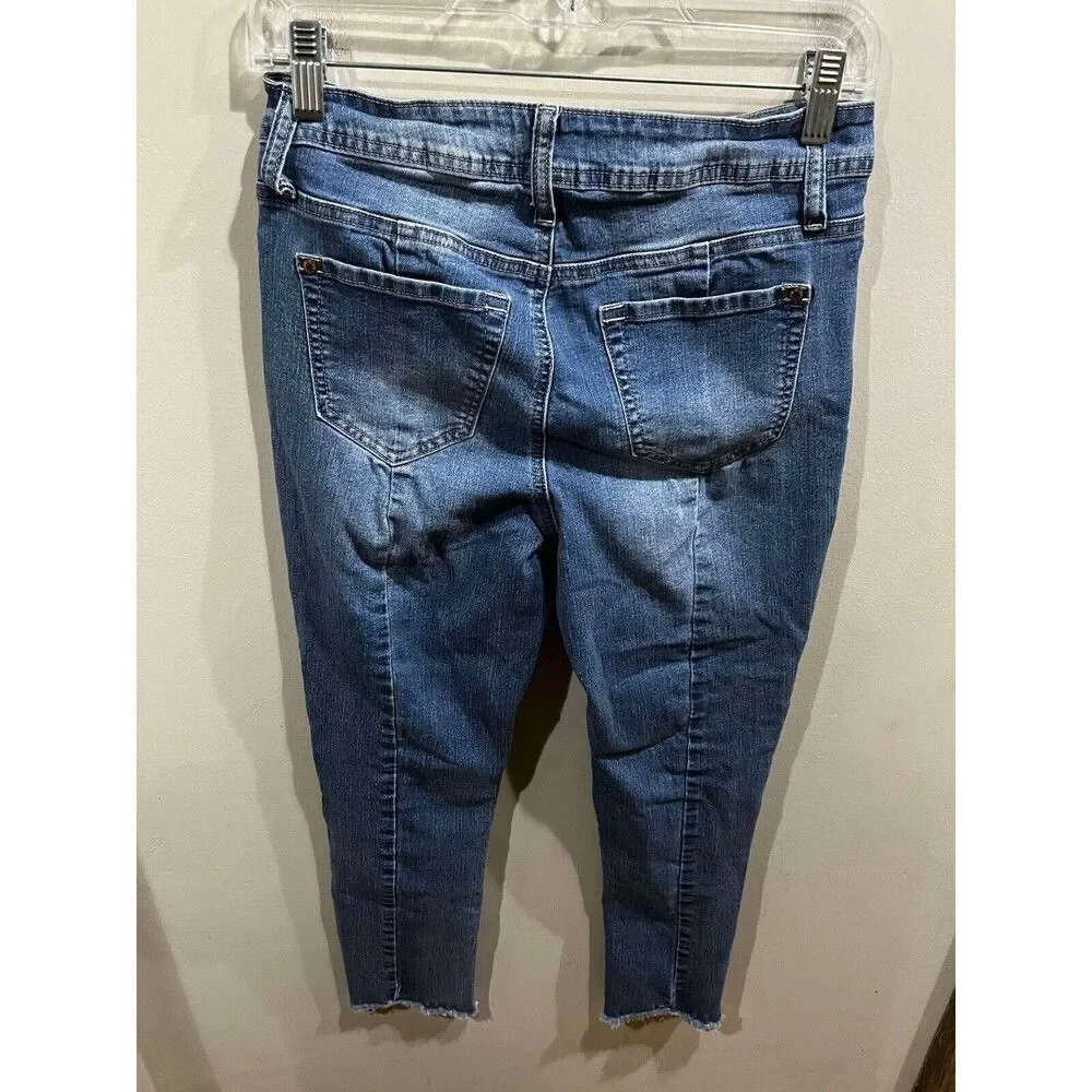 Hydraulic Jeans Women's Size 4 Blue Murray High Rise Straight Denim Y2K